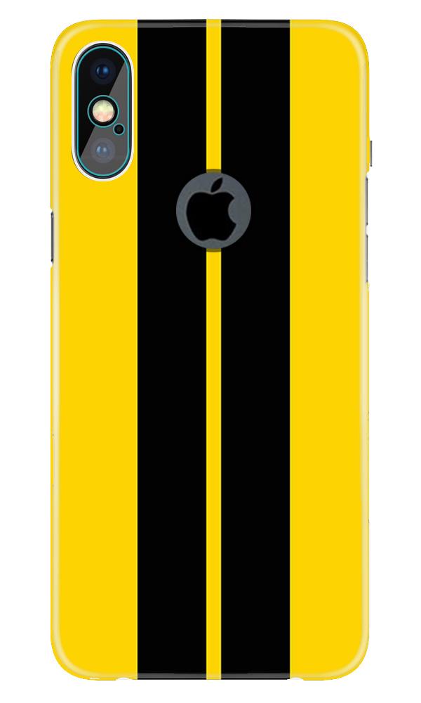 Black Yellow Pattern Mobile Back Case for iPhone X logo cut (Design - 377) Black Yellow Pattern Mobile Back Case for iPhone X logo cut (Design - 377)