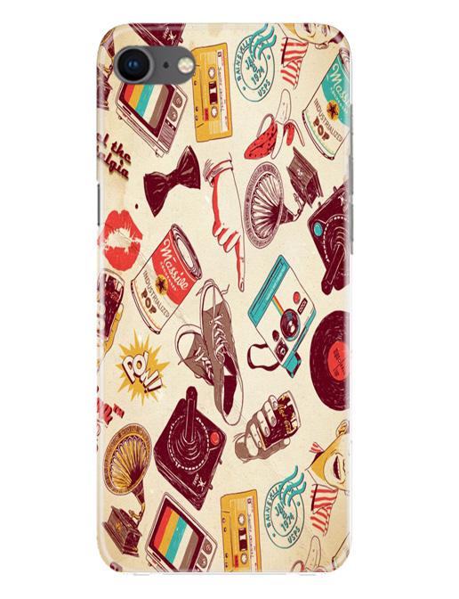 Vintage Mobile Back Case for iPhone Se 2020 (Design - 35) Vintage Case for iPhone Se 2020