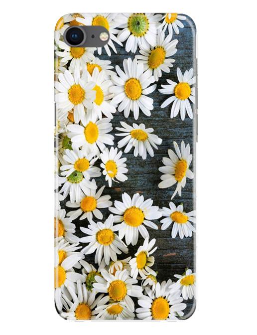 White flowers2 Mobile Back Case for iPhone Se 2020 (Design - 62) White flowers2 Case for iPhone Se 2020