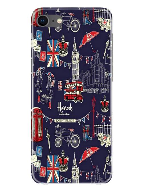 Love London Mobile Back Case for iPhone Se 2020 (Design - 75) Love London Case for iPhone Se 2020