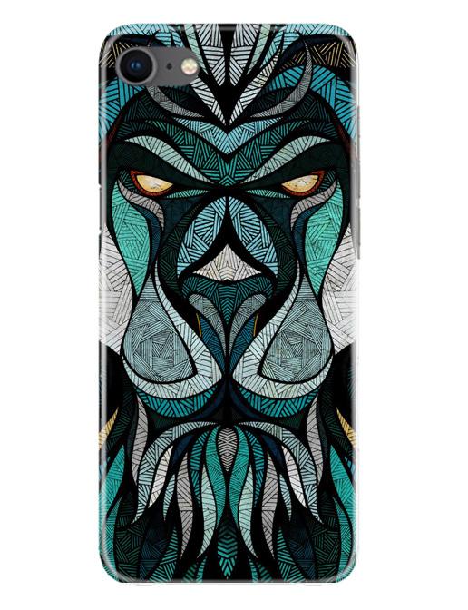 Lion Mobile Back Case for iPhone Se 2020 (Design - 97) Lion Case for iPhone Se 2020