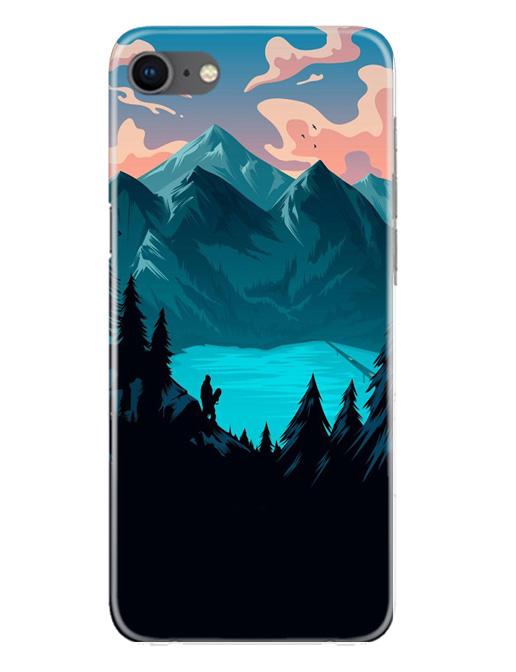 Mountains Mobile Back Case for iPhone Se 2020 (Design - 186) Mountains Case for iPhone Se 2020 (Design - 186)