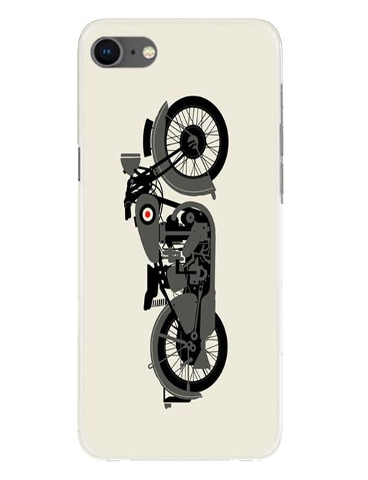 MotorCycle Mobile Back Case for iPhone Se 2020 (Design - 259) MotorCycle Case for iPhone Se 2020 (Design No. 259)