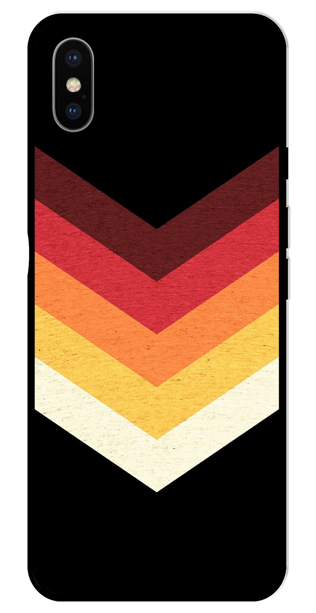 MultiColor Arrow Metal Mobile Case for iPhone X Metal Case MultiColor Arrow Metal Mobile Case for iPhone X Metal Case (Design No -04)