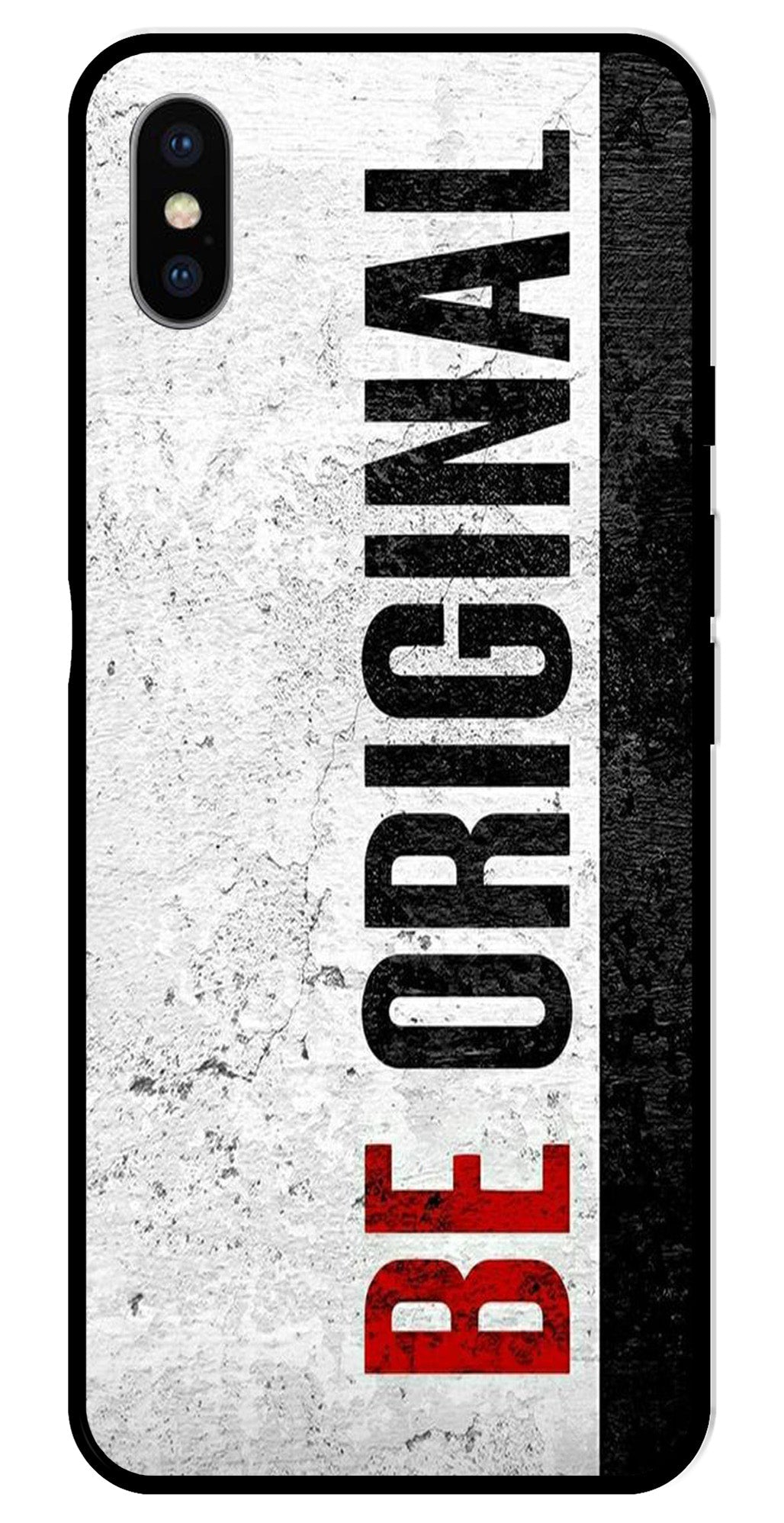 Be Original Metal Mobile Case for iPhone X Metal Case Be Original Metal Mobile Case for iPhone X Metal Case (Design No -38)