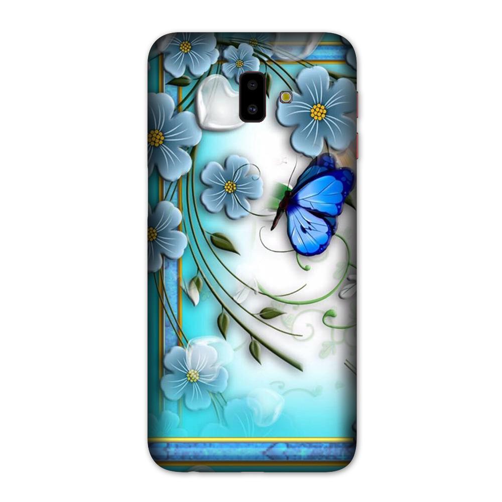 Blue Butterfly Case for Galaxy J6 Plus Blue Butterfly Case for Galaxy J6 Plus