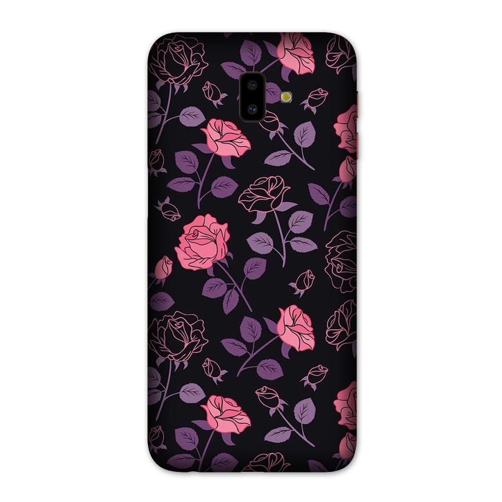 Rose Black Background Case for Galaxy J6 Plus Rose Black Background Case for Galaxy J6 Plus