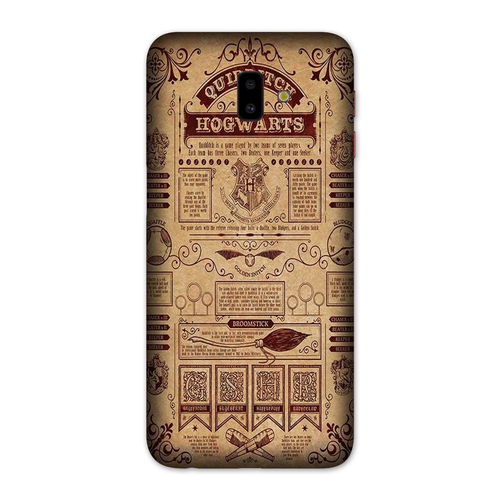 Hogwarts Mobile Back Case for Galaxy J6 Plus (Design - 304) Hogwarts Mobile Back Case for Galaxy J6 Plus (Design - 304)