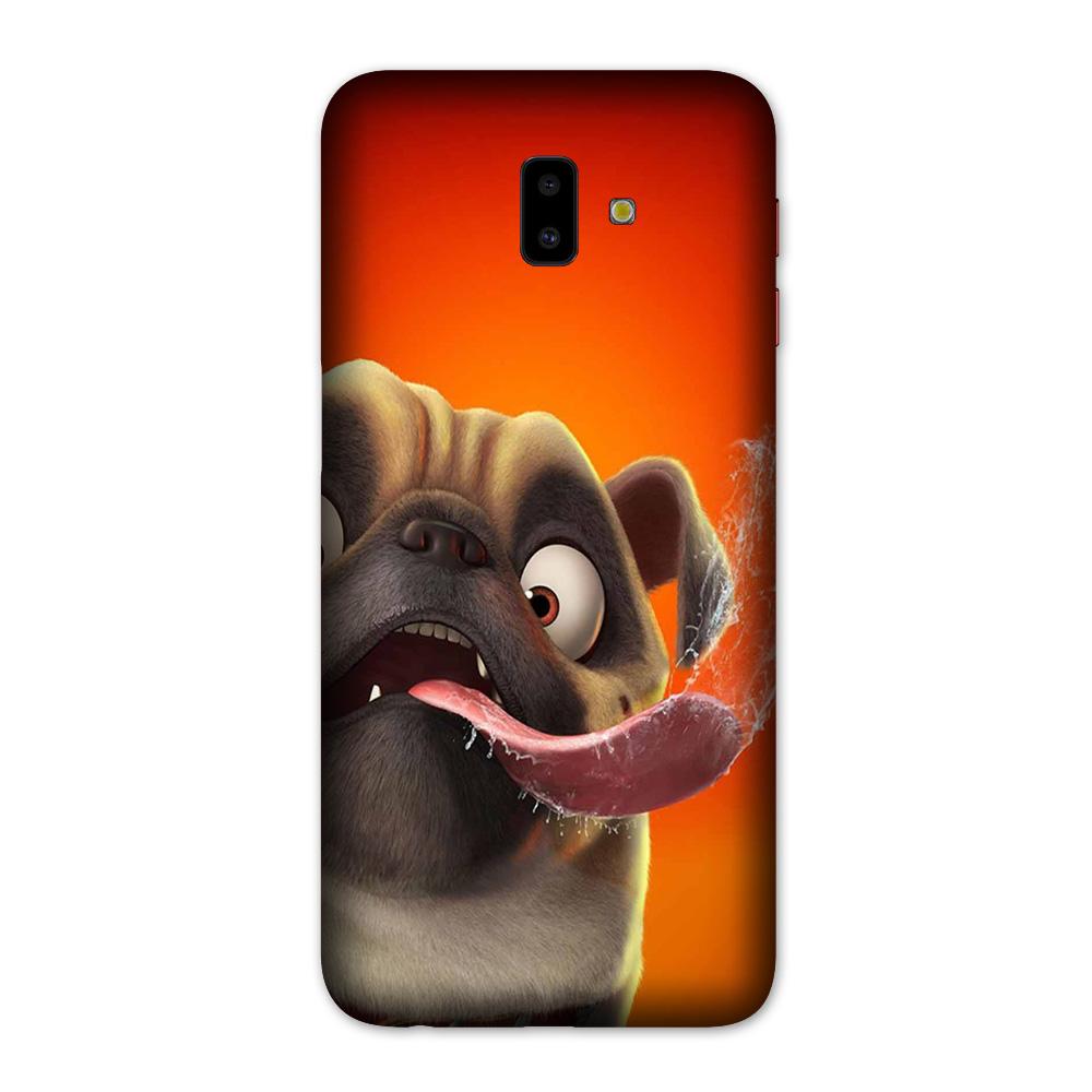 Dog Mobile Back Case for Galaxy J6 Plus (Design - 343) Dog Mobile Back Case for Galaxy J6 Plus (Design - 343)