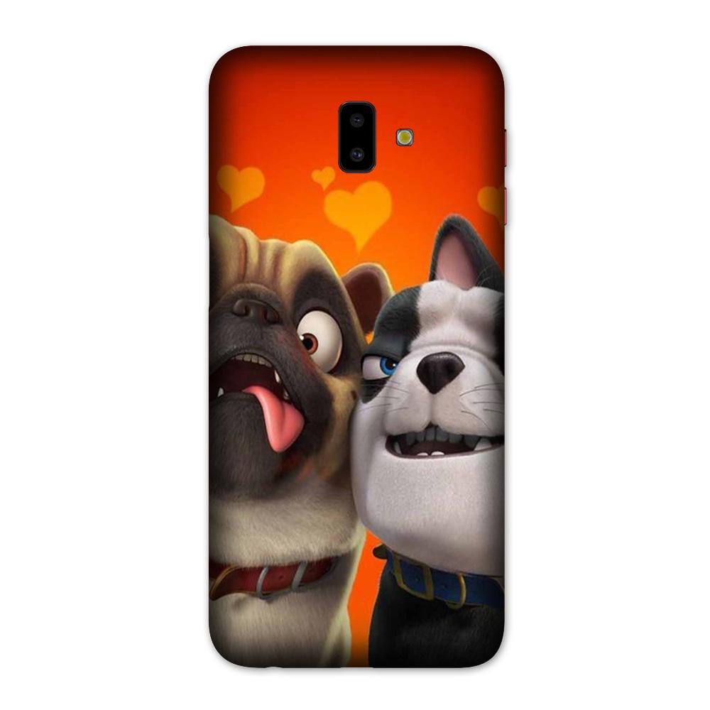 Dog Puppy Mobile Back Case for Galaxy J6 Plus (Design - 350) Dog Puppy Mobile Back Case for Galaxy J6 Plus (Design - 350)