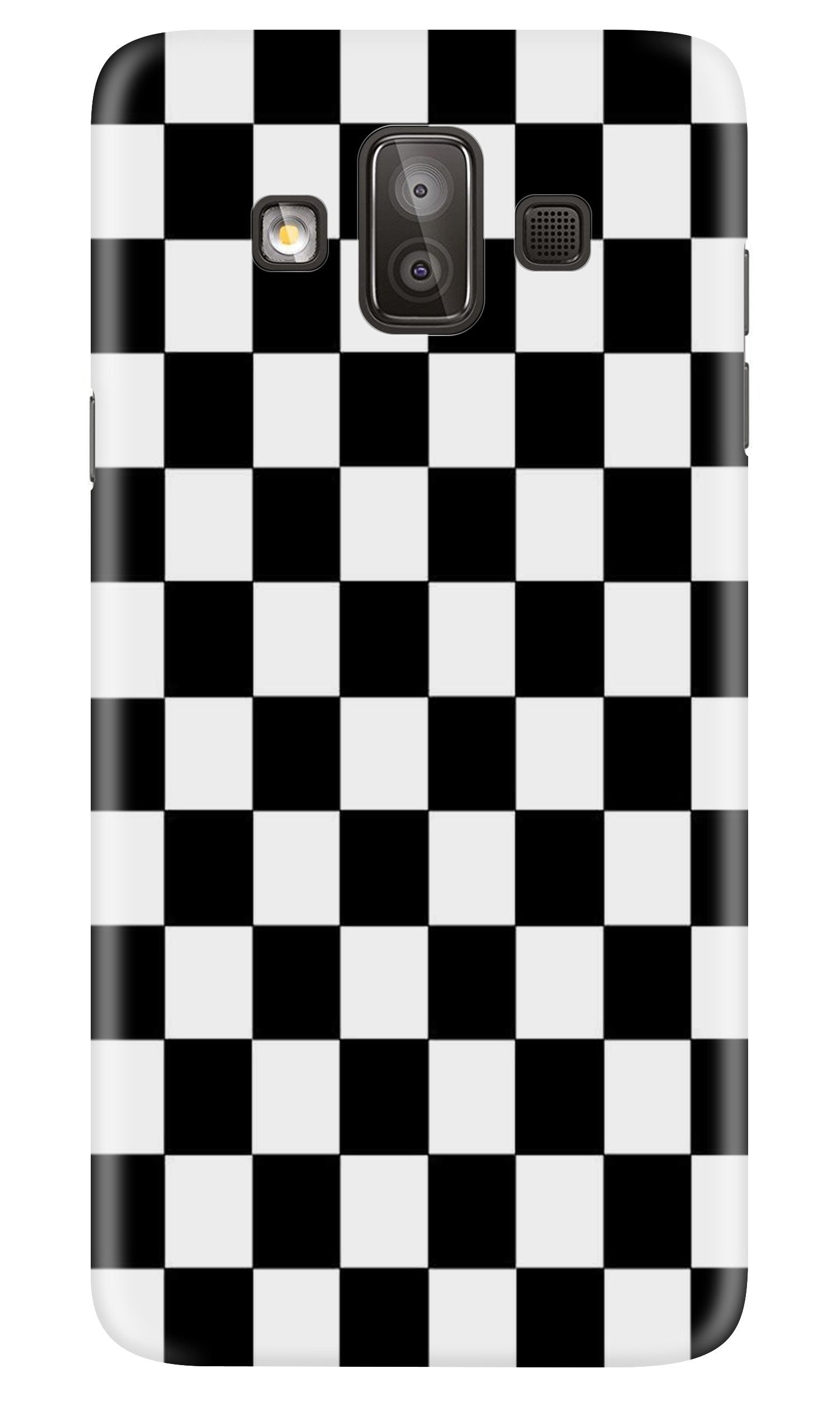 Black White Boxes Mobile Back Case for Galaxy J7 Duo (Design - 372) Black White Boxes Mobile Back Case for Galaxy J7 Duo (Design - 372)