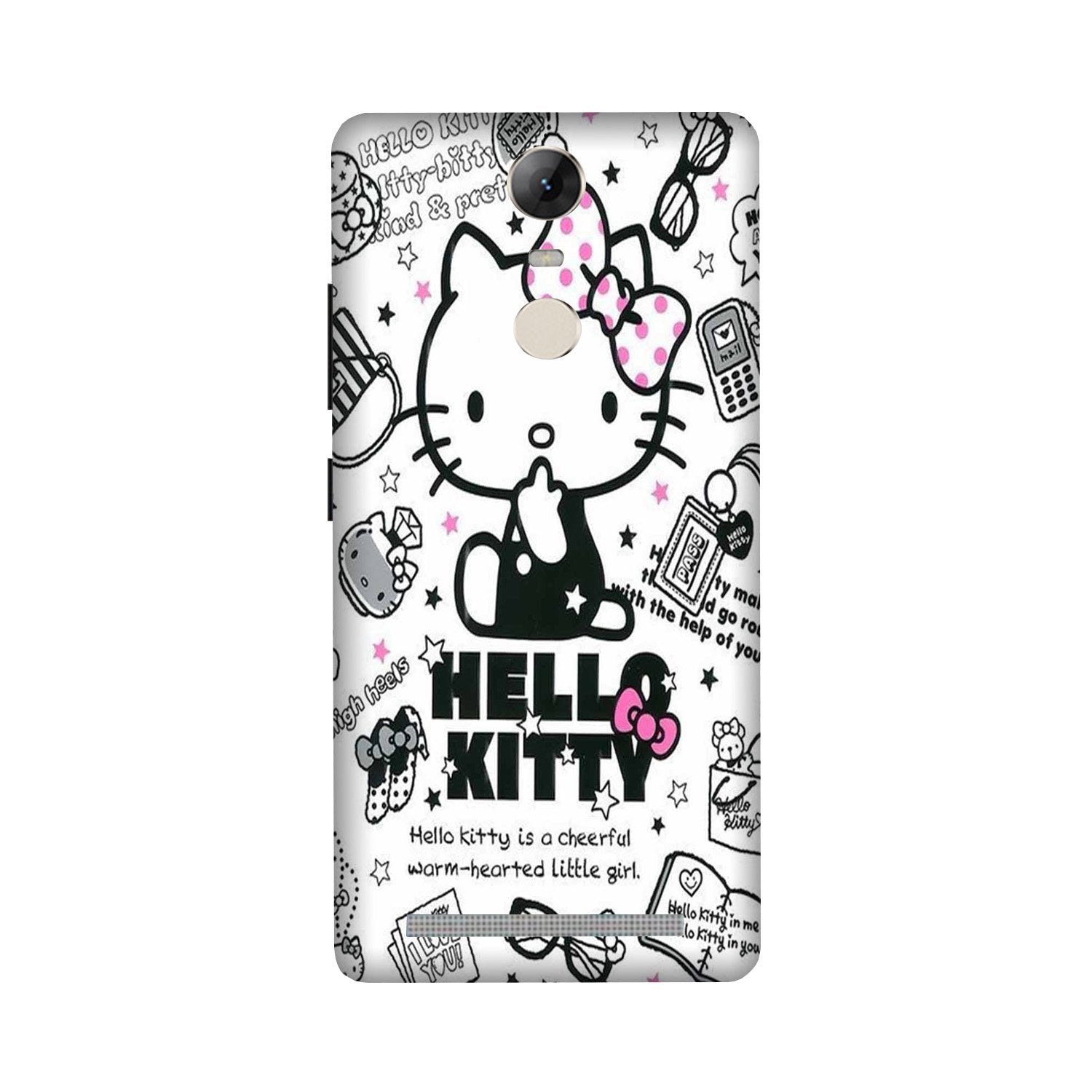 Hello Kitty Mobile Back Case for Lenovo Vibe K5 Note (Design - 361) Hello Kitty Mobile Back Case for Lenovo Vibe K5 Note (Design - 361)