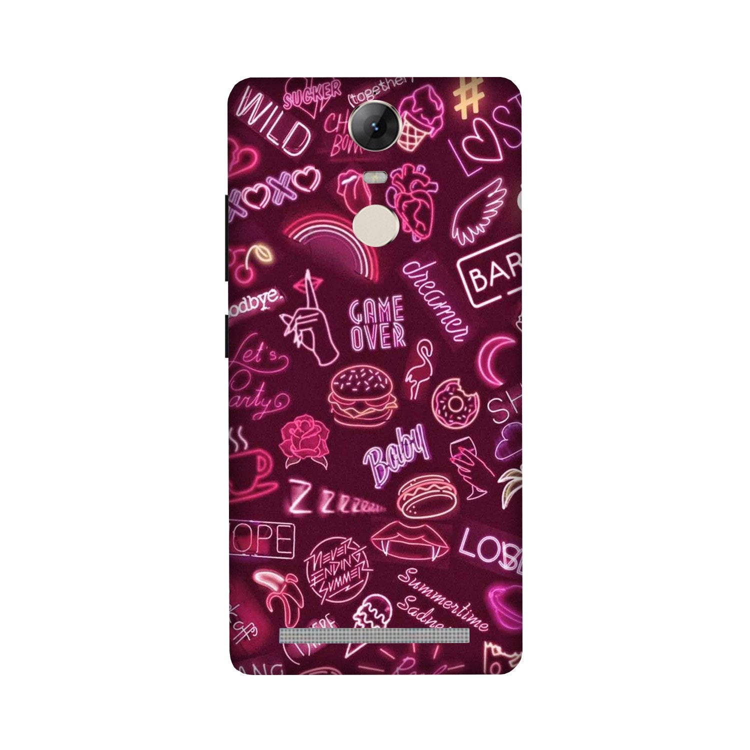 Party Theme Mobile Back Case for Lenovo Vibe K5 Note (Design - 392) Party Theme Mobile Back Case for Lenovo Vibe K5 Note (Design - 392)