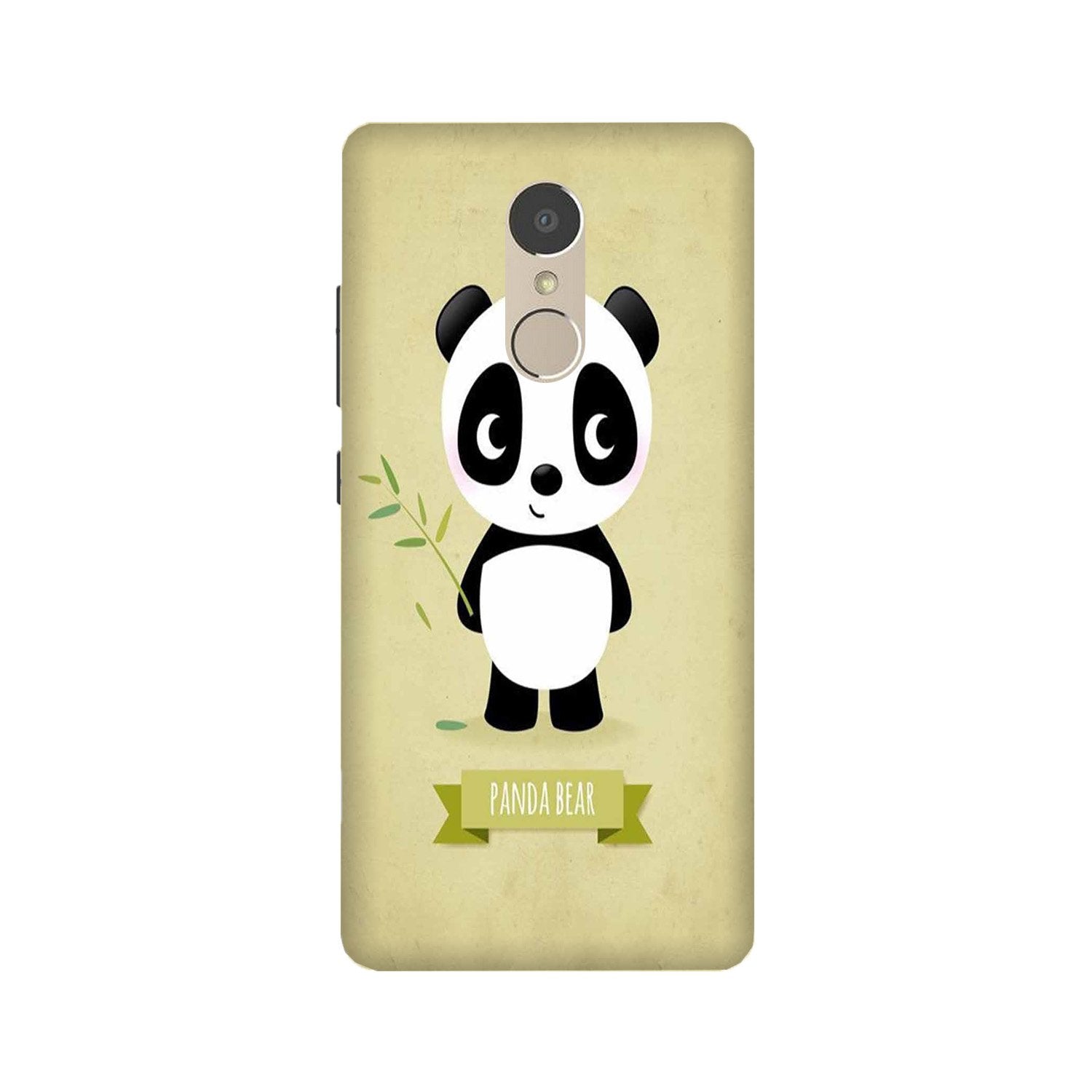 Panda Bear Mobile Back Case for Lenovo K6 Note (Design - 317) Panda Bear Mobile Back Case for Lenovo K6 Note (Design - 317)