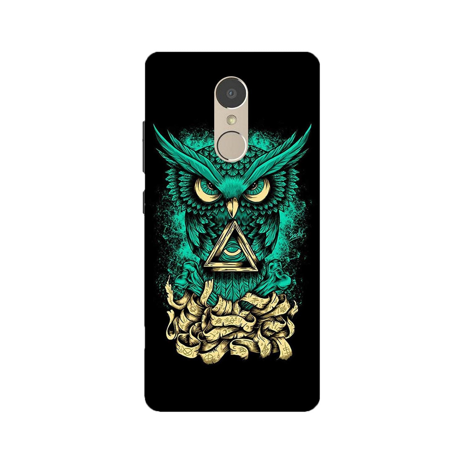Owl Mobile Back Case for Lenovo K6 / K6 Power (Design - 358) Owl Mobile Back Case for Lenovo K6 / K6 Power (Design - 358)
