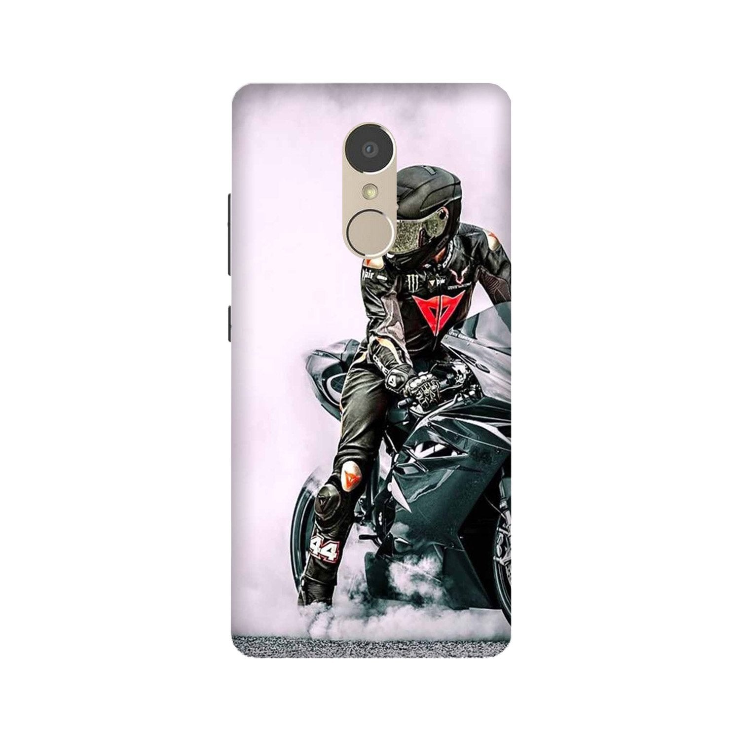 Biker Mobile Back Case for Lenovo K6 Note (Design - 383) Biker Mobile Back Case for Lenovo K6 Note (Design - 383)