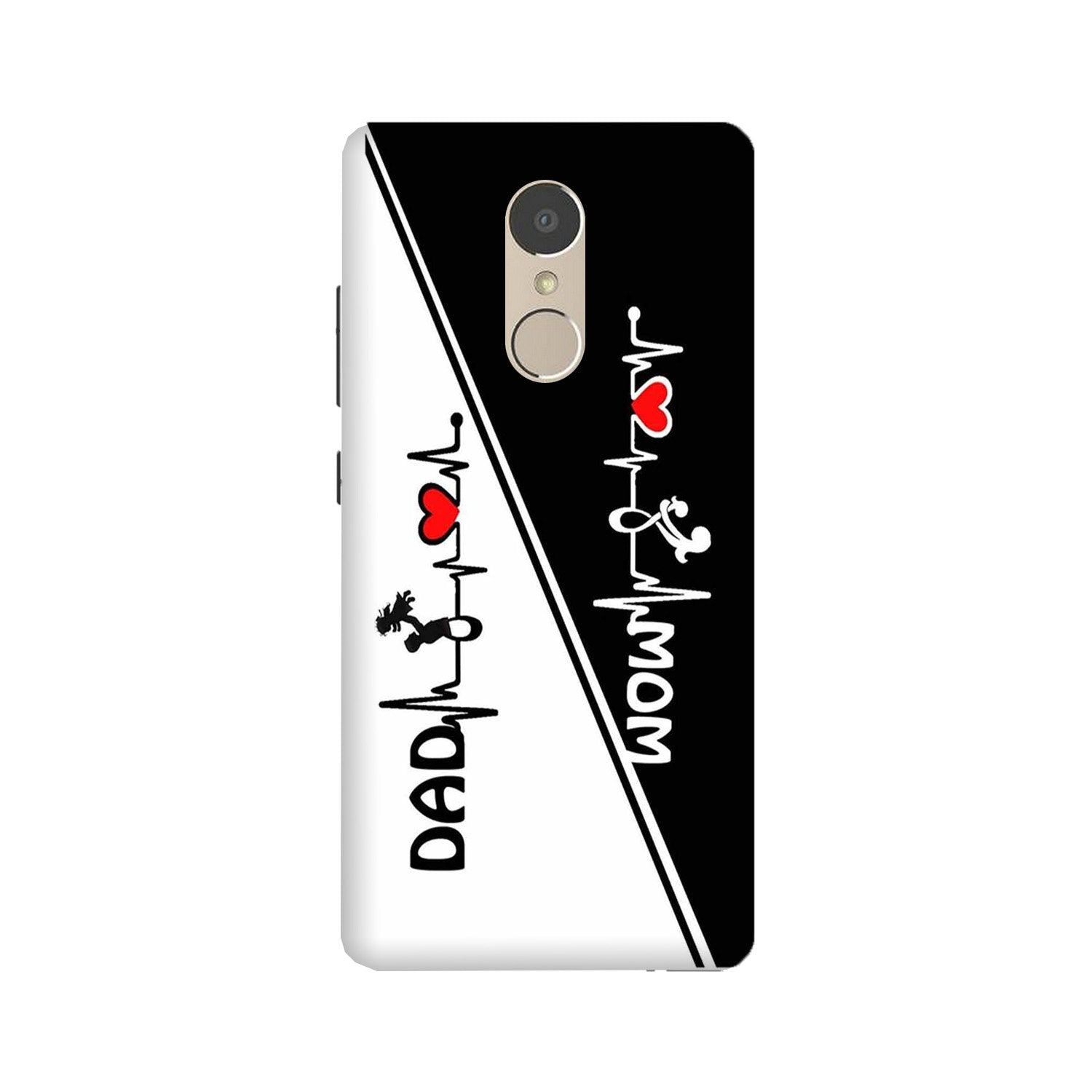 Love Mom Dad Mobile Back Case for Lenovo K6 Note (Design - 385) Love Mom Dad Mobile Back Case for Lenovo K6 Note (Design - 385)