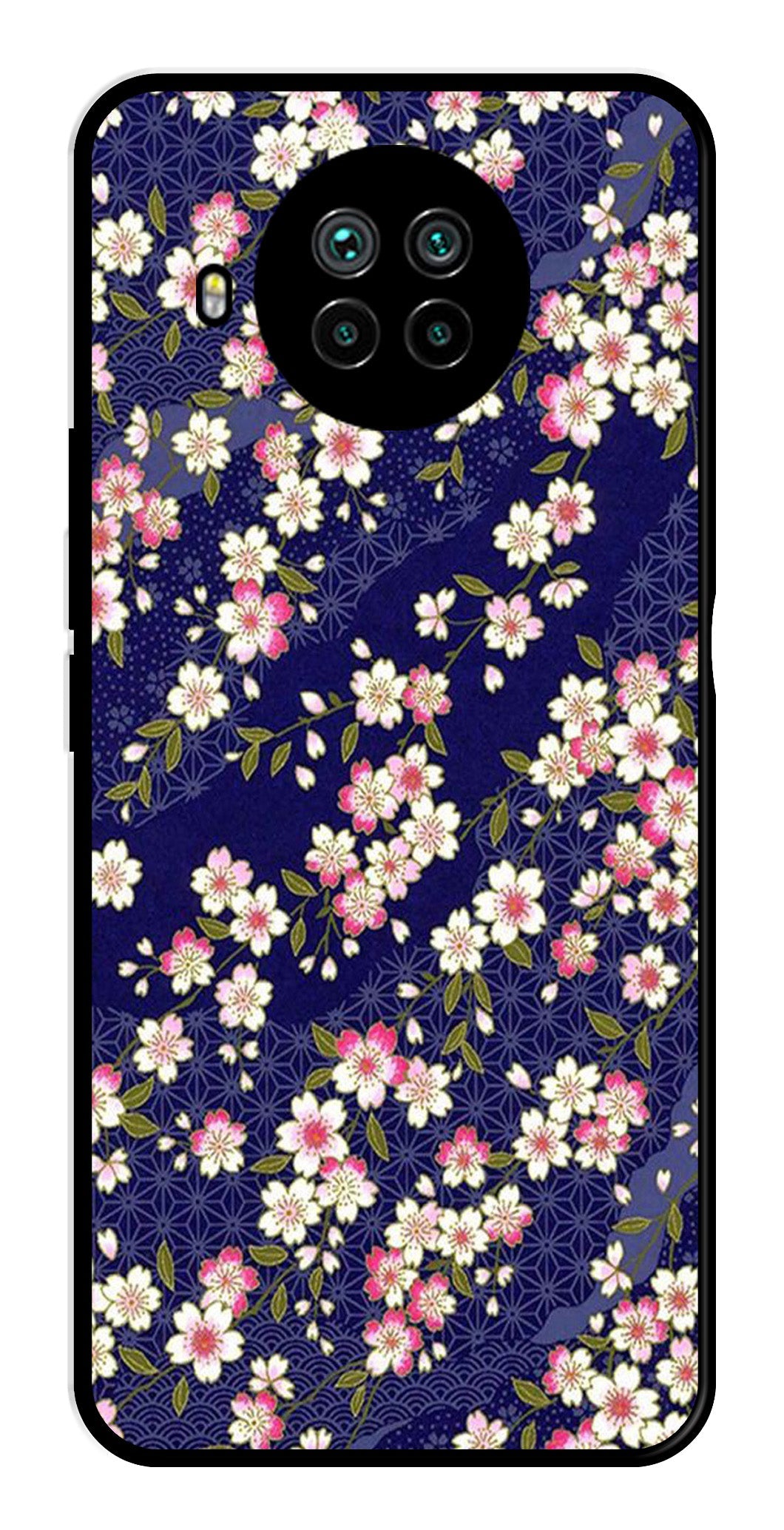 Flower Design Metal Mobile Case for Xiaomi Mi 10i Flower Design Metal Mobile Case for Xiaomi Mi 10i (Design No -25)