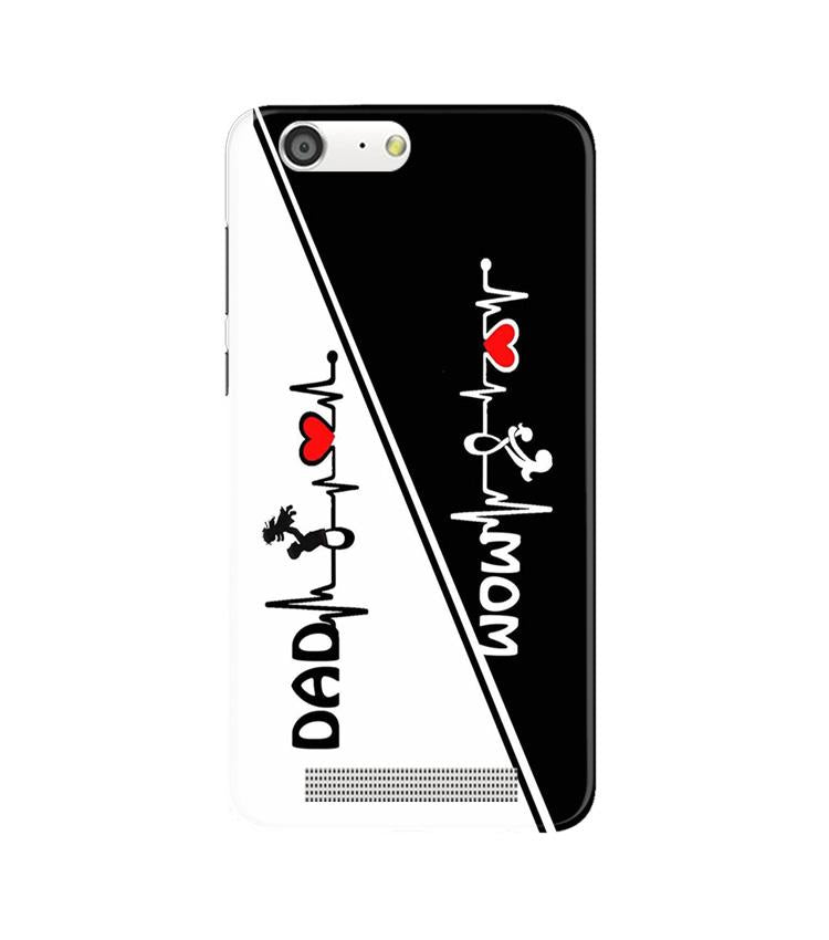 Love Mom Dad Mobile Back Case for Gionee M5 (Design - 385) Love Mom Dad Mobile Back Case for Gionee M5 (Design - 385)
