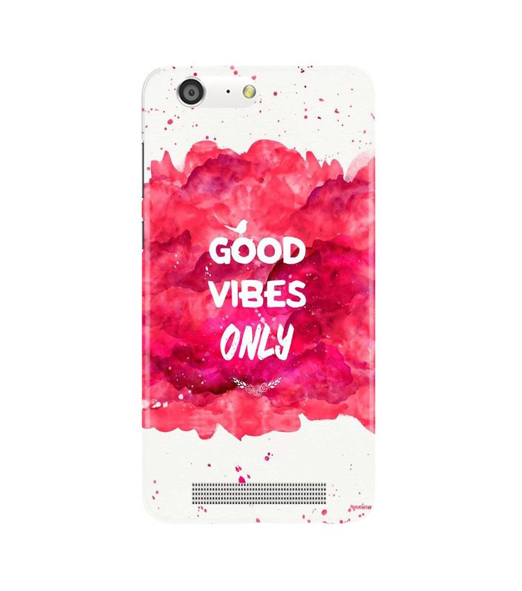 Good Vibes Only Mobile Back Case for Gionee M5 (Design - 393) Good Vibes Only Mobile Back Case for Gionee M5 (Design - 393)
