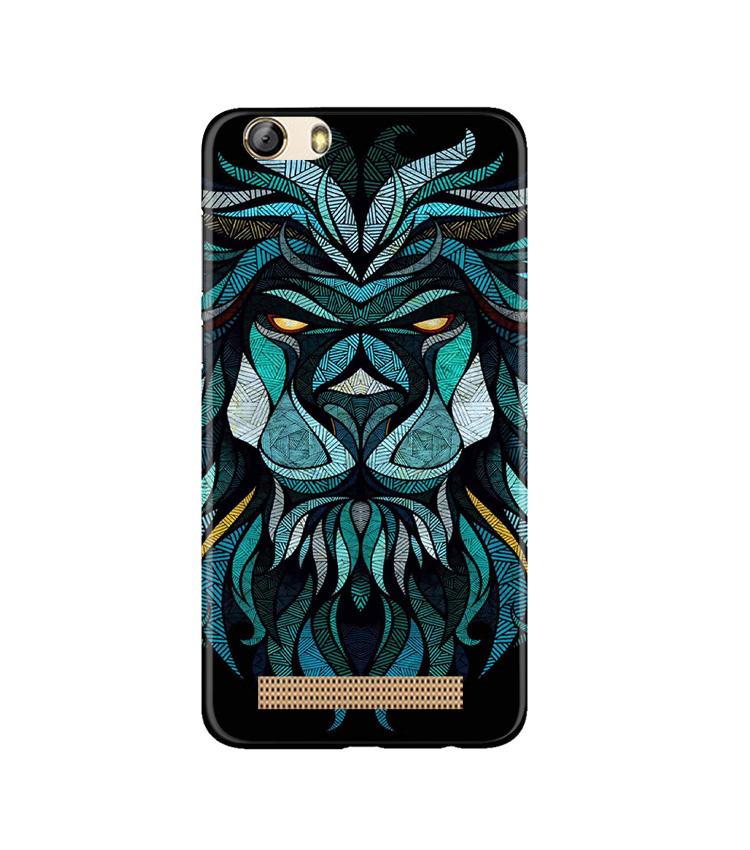 Lion Mobile Back Case for Gionee M5 Lite (Design - 314) Lion Mobile Back Case for Gionee M5 Lite (Design - 314)