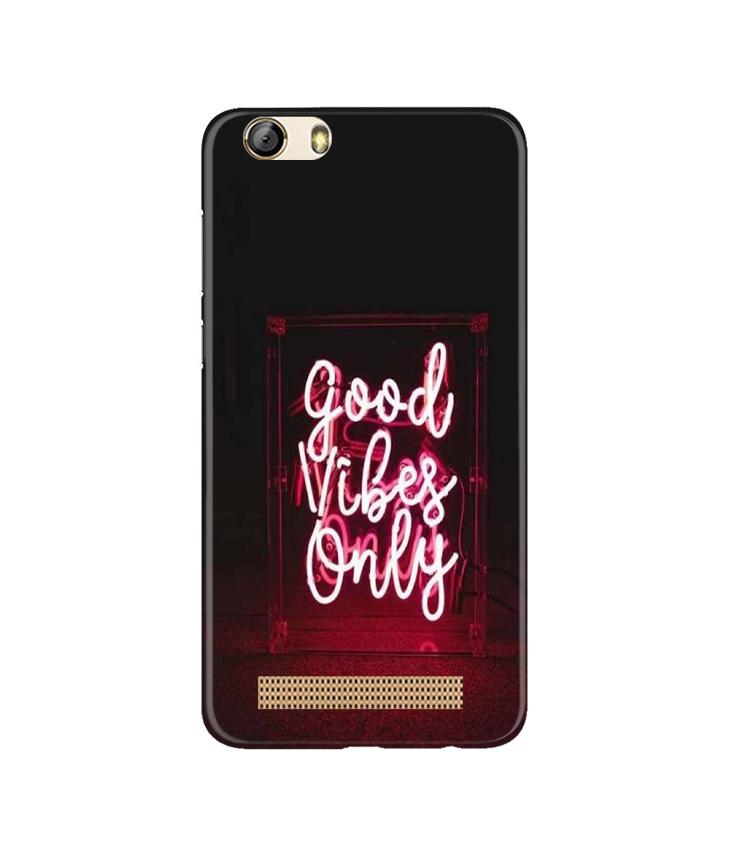 Good Vibes Only Mobile Back Case for Gionee M5 Lite (Design - 354) Good Vibes Only Mobile Back Case for Gionee M5 Lite (Design - 354)