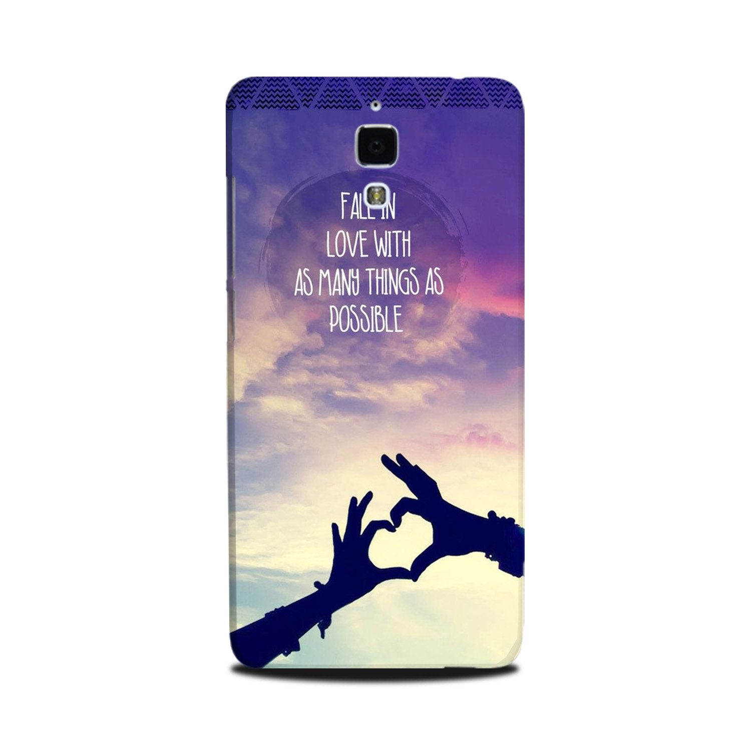 Fall in love Mobile Back Case for Mi 4 (Design - 50) Fall in love Case for Mi 4