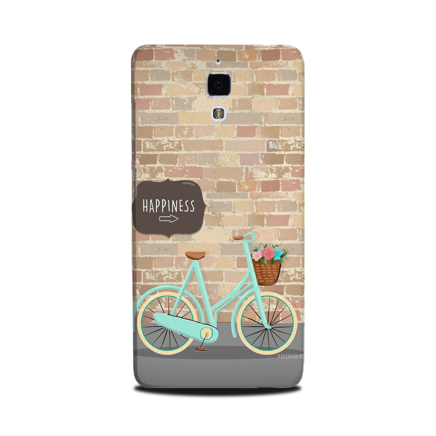 Happiness Mobile Back Case for Mi 4 (Design - 53) Happiness Case for Mi 4