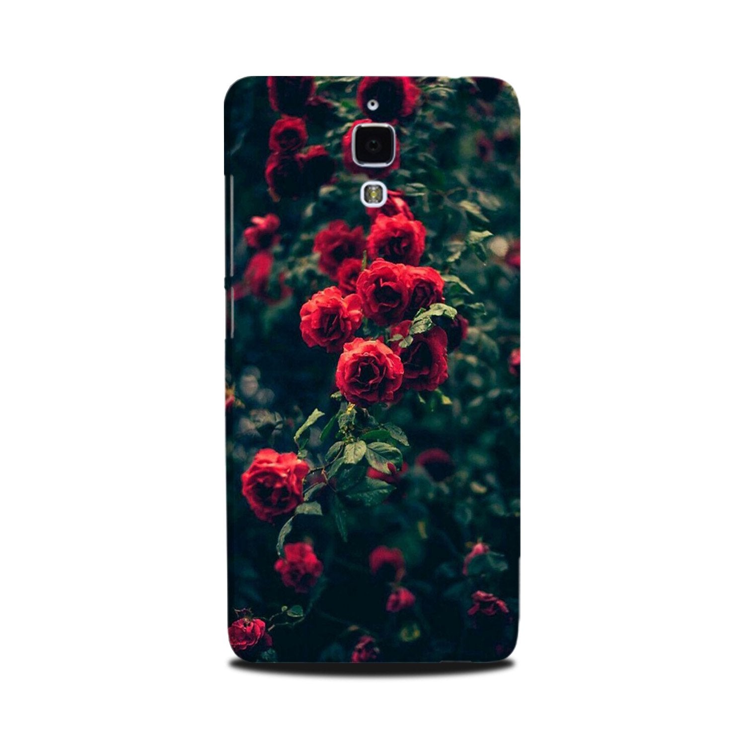 Red Rose Mobile Back Case for Mi 4 (Design - 66) Red Rose Case for Mi 4