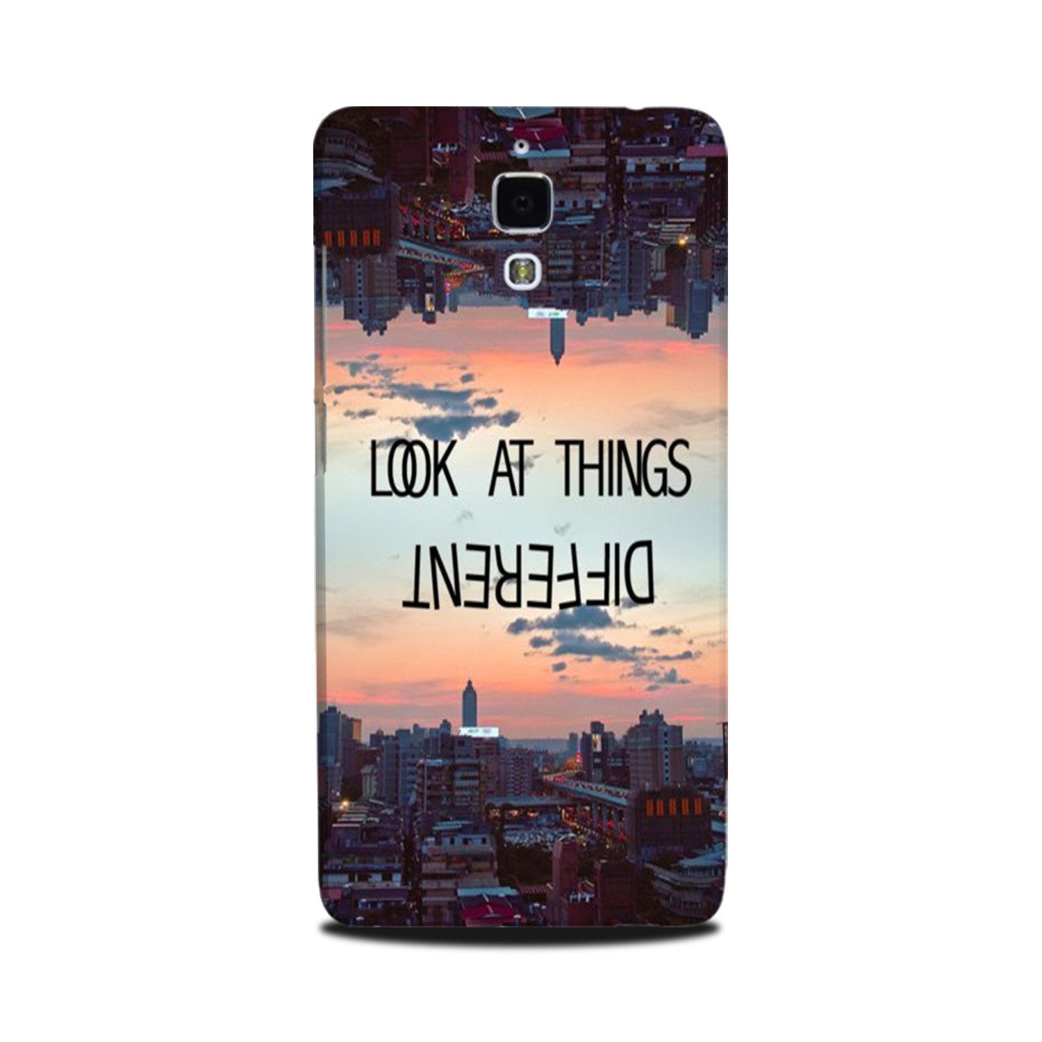 Look at things different Mobile Back Case for Mi 4 (Design - 99) Look at things different Case for Mi 4