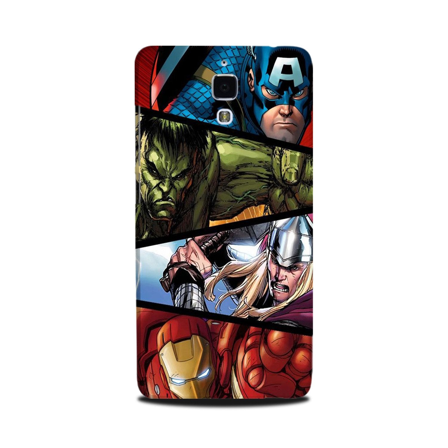 Avengers Superhero Mobile Back Case for Mi 4 (Design - 124) Avengers Superhero Case for Mi 4 (Design - 124)