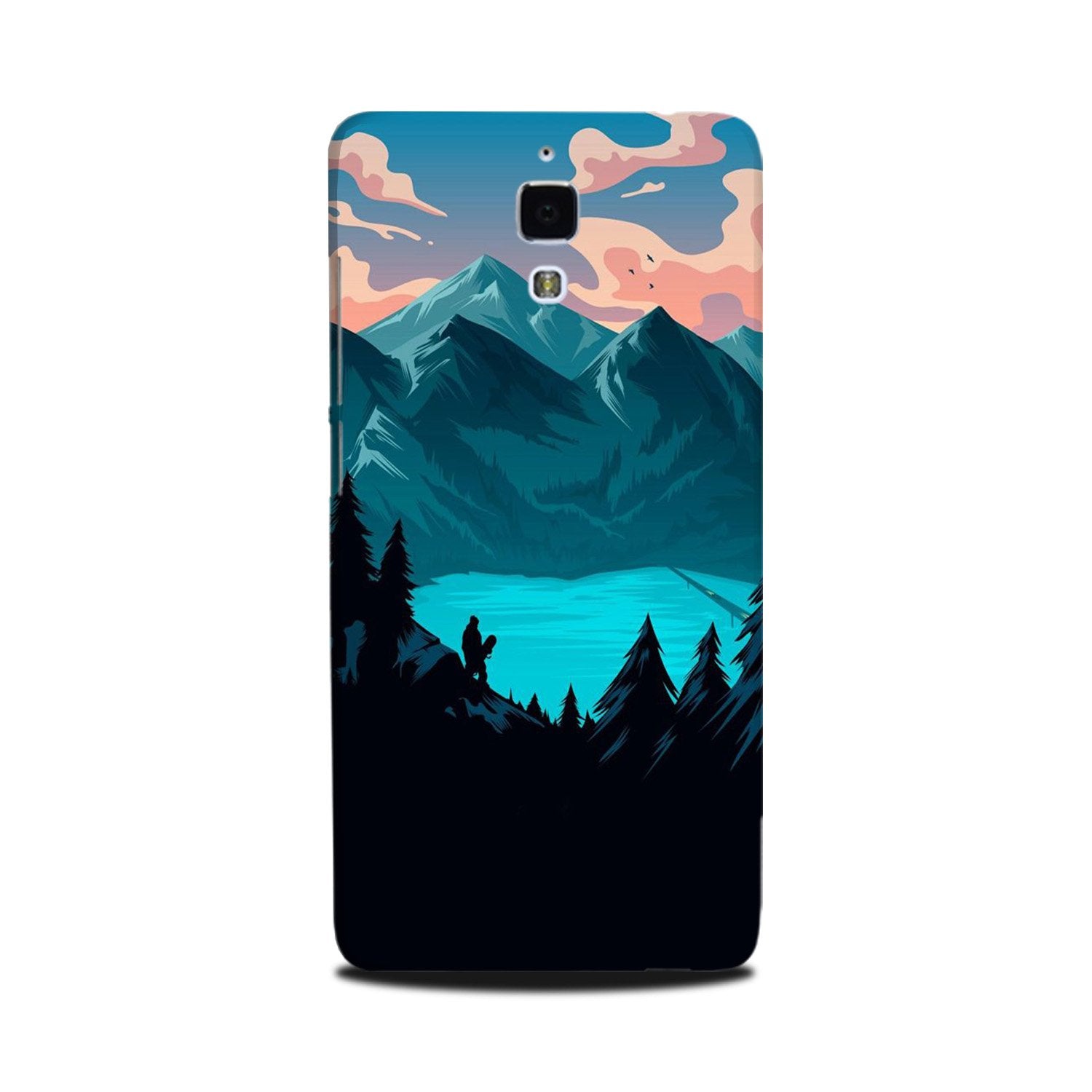 Mountains Mobile Back Case for Mi 4 (Design - 186) Mountains Case for Mi 4 (Design - 186)