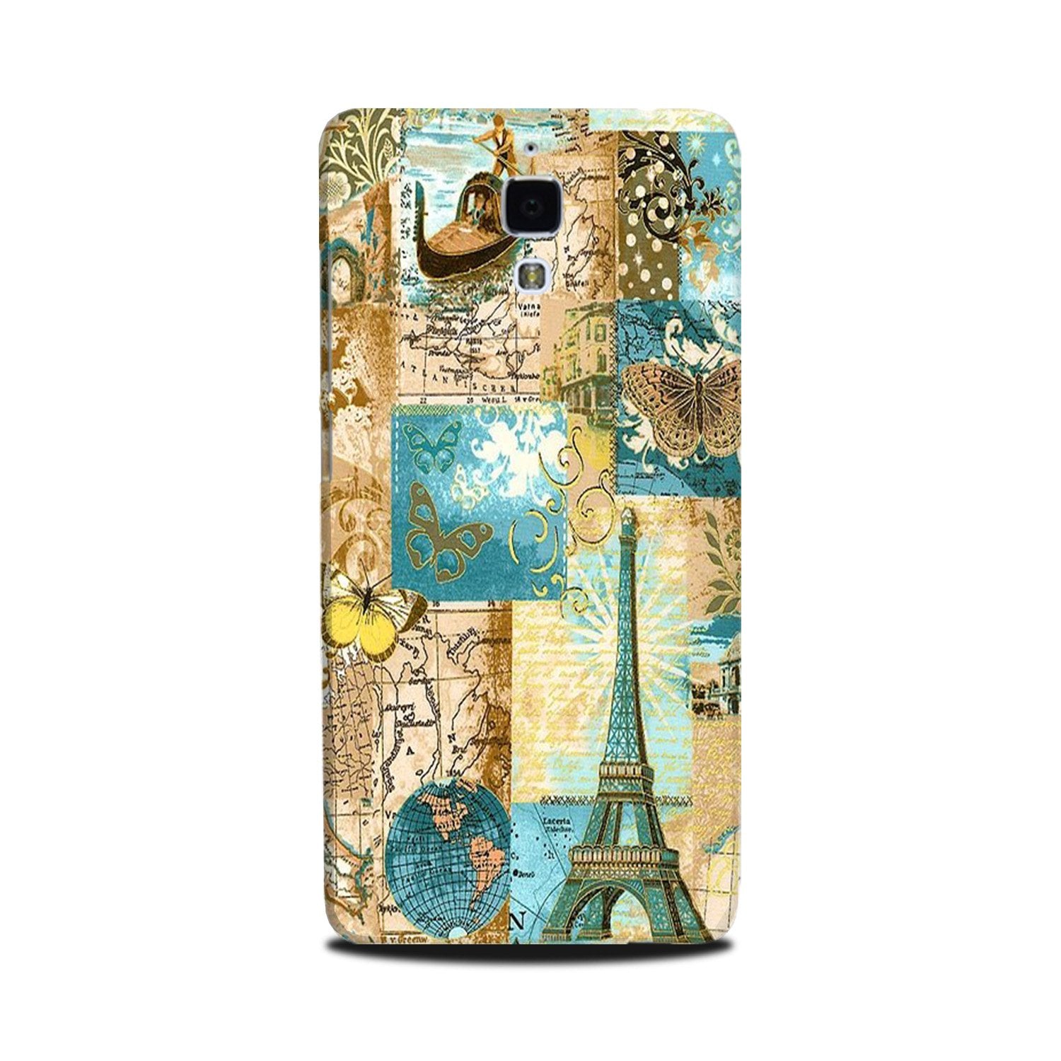 Travel Eiffel Tower Mobile Back Case for Mi 4 (Design - 206) Travel Eiffel Tower Case for Mi 4 (Design No. 206)