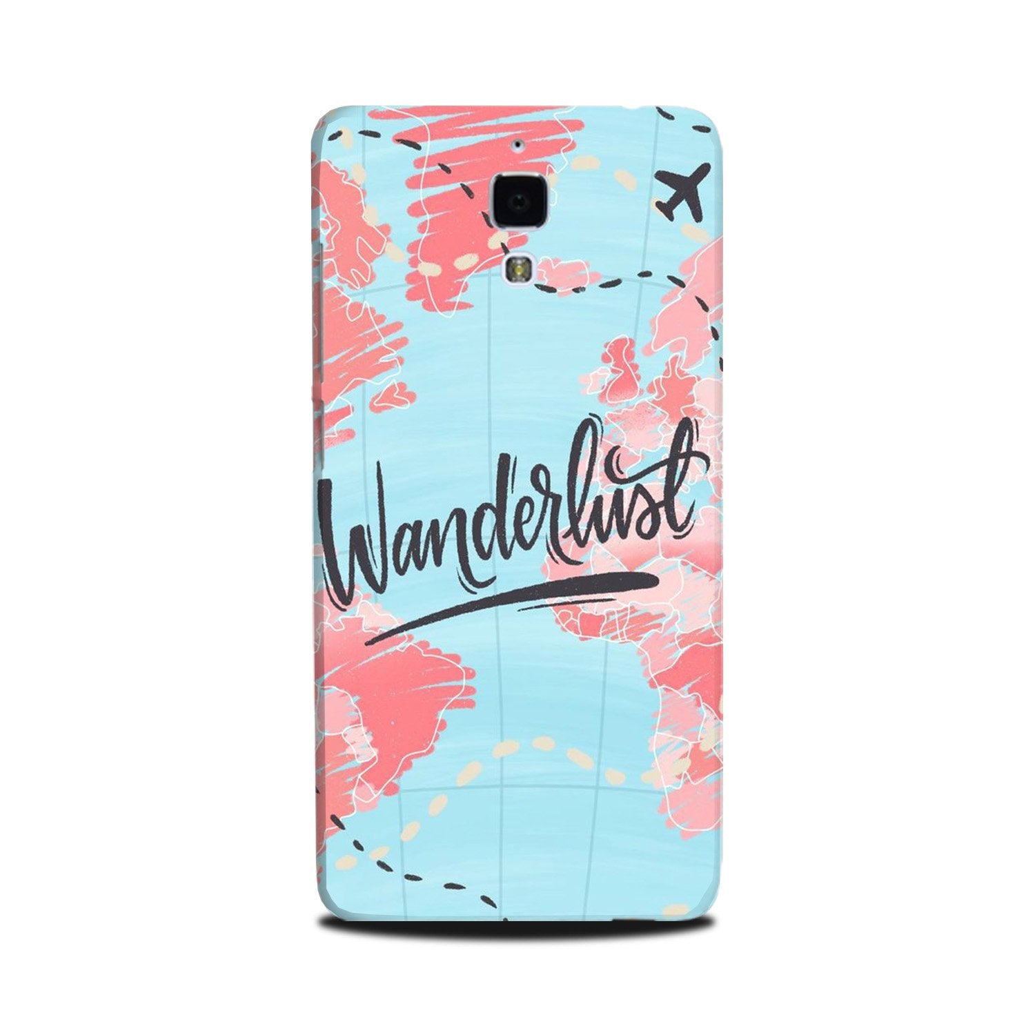 Wonderlust Travel Mobile Back Case for Mi 4 (Design - 223) Wonderlust Travel Case for Mi 4 (Design No. 223)
