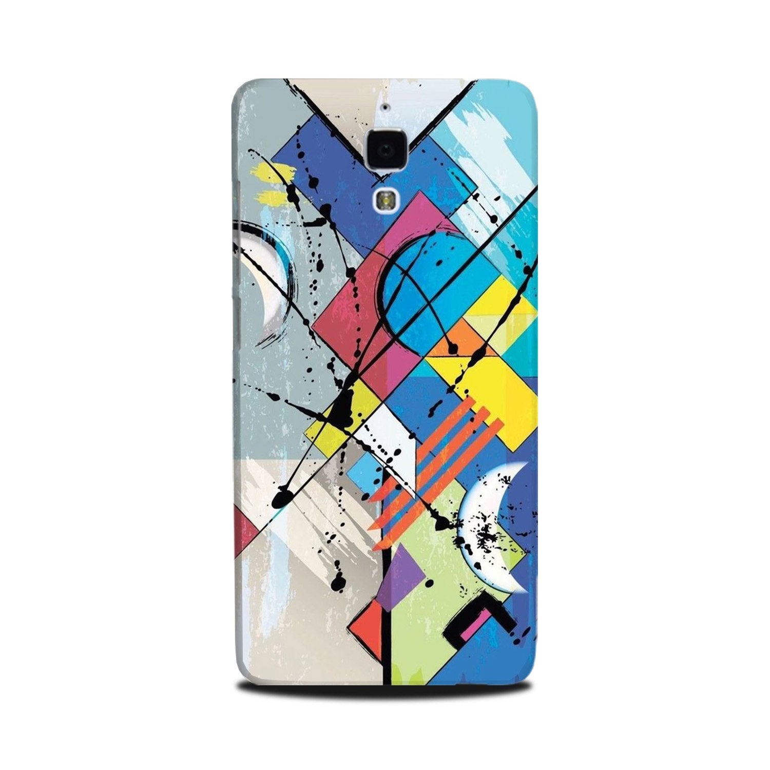 Modern Art Mobile Back Case for Mi 4 (Design - 235) Modern Art Case for Mi 4 (Design No. 235)