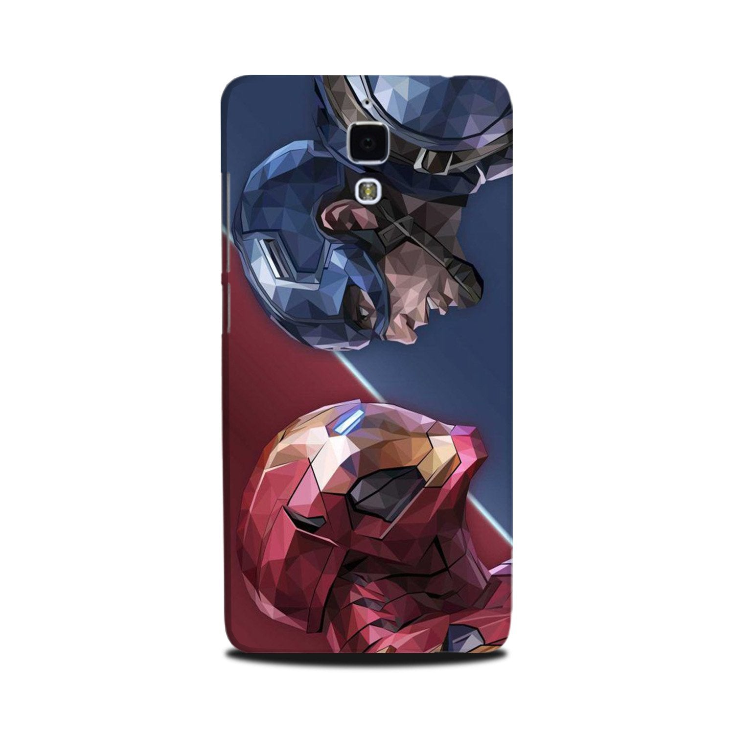 Ironman Captain America Mobile Back Case for Mi 4 (Design - 245) Ironman Captain America Case for Mi 4 (Design No. 245)