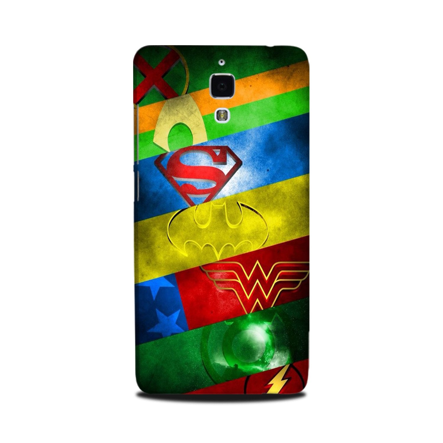 Superheros Logo Mobile Back Case for Mi 4 (Design - 251) Superheros Logo Case for Mi 4 (Design No. 251)