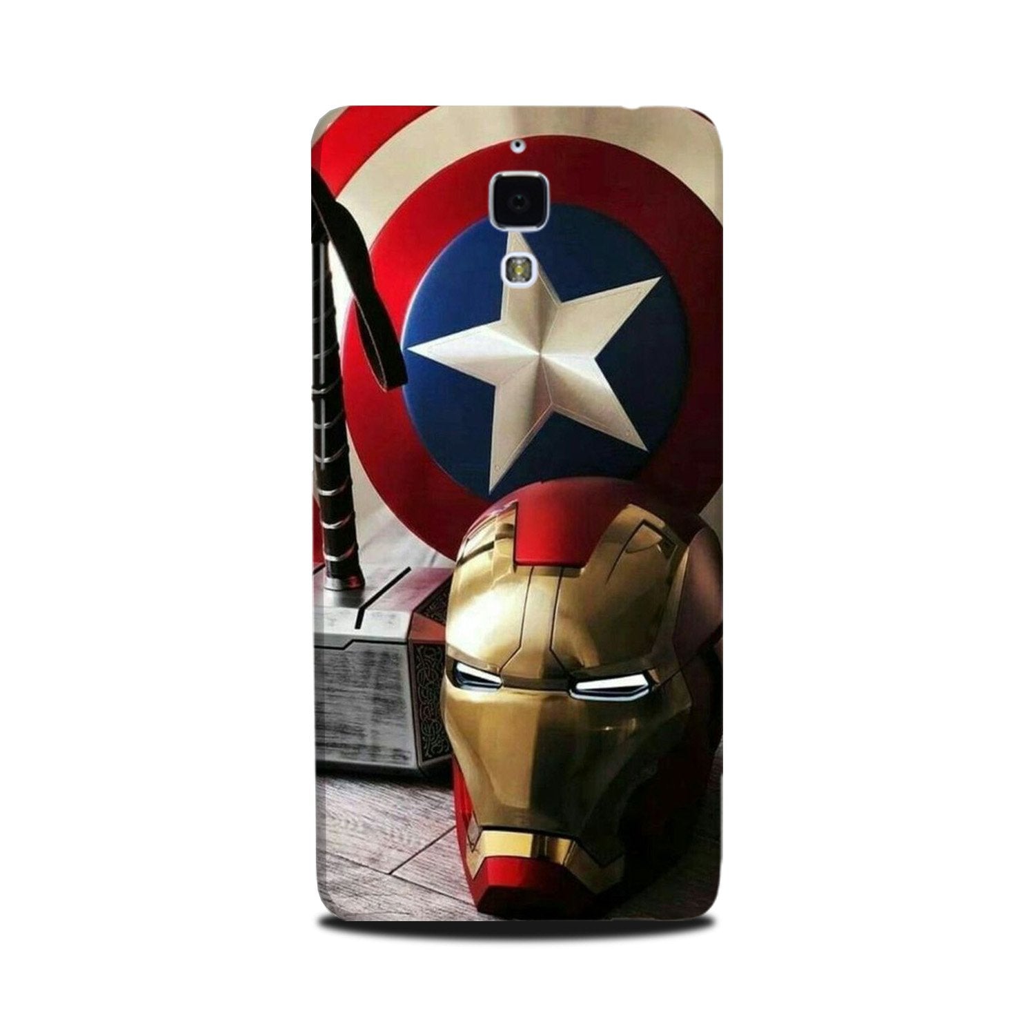 Ironman Captain America Mobile Back Case for Mi 4 (Design - 254) Ironman Captain America Case for Mi 4 (Design No. 254)