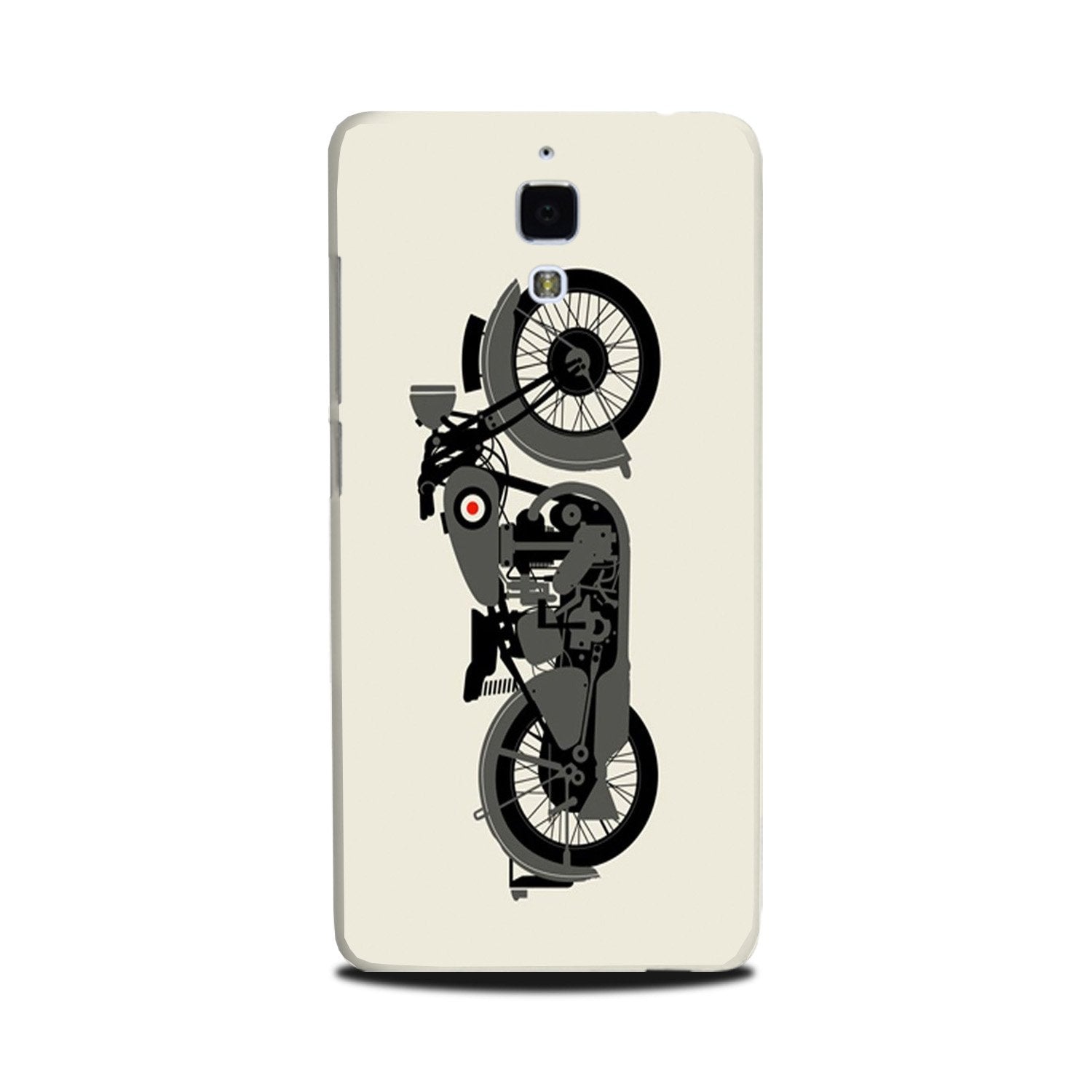 MotorCycle Mobile Back Case for Mi 4 (Design - 259) MotorCycle Case for Mi 4 (Design No. 259)
