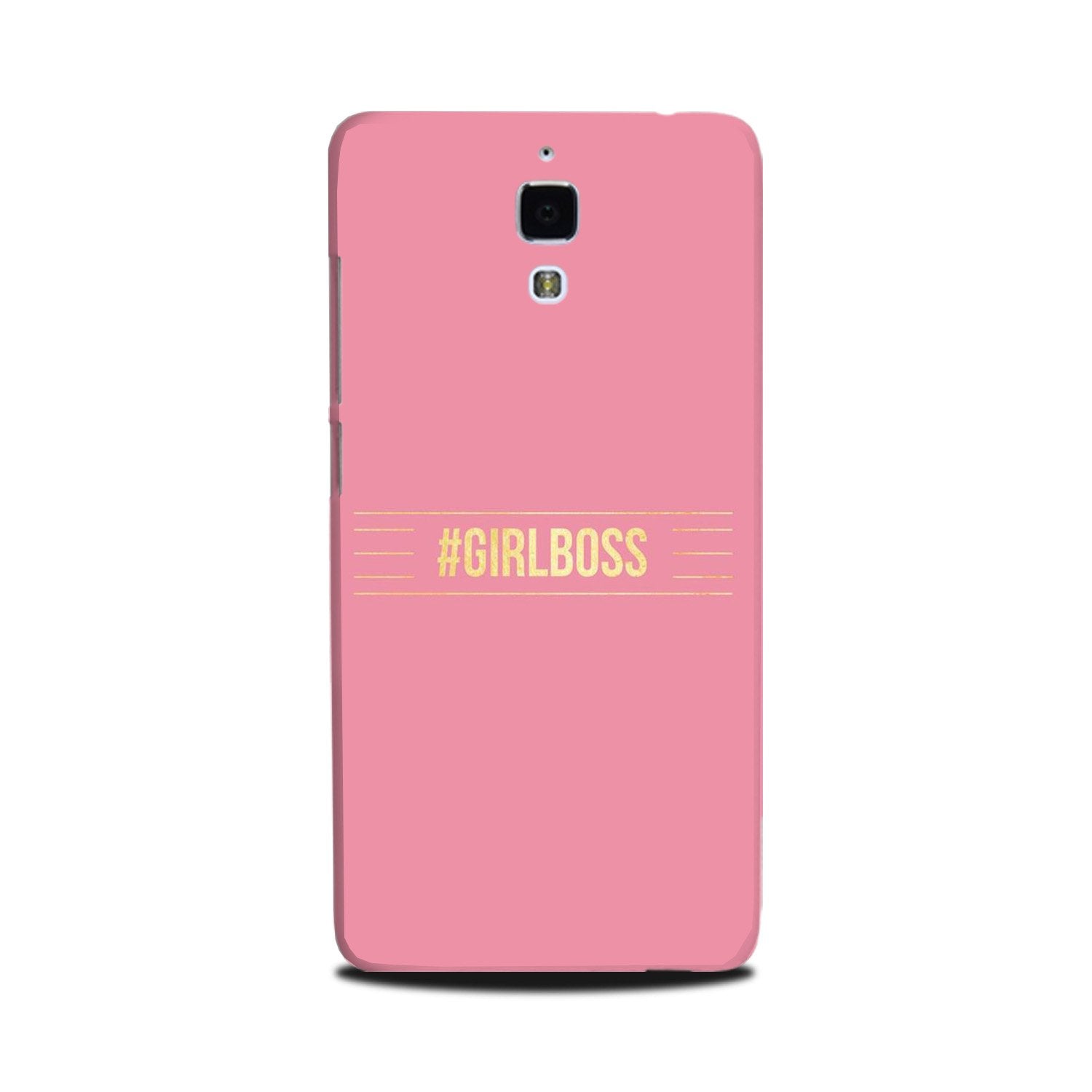 Girl Boss Pink Mobile Back Case for Mi 4 (Design - 263) Girl Boss Pink Case for Mi 4 (Design No. 263)