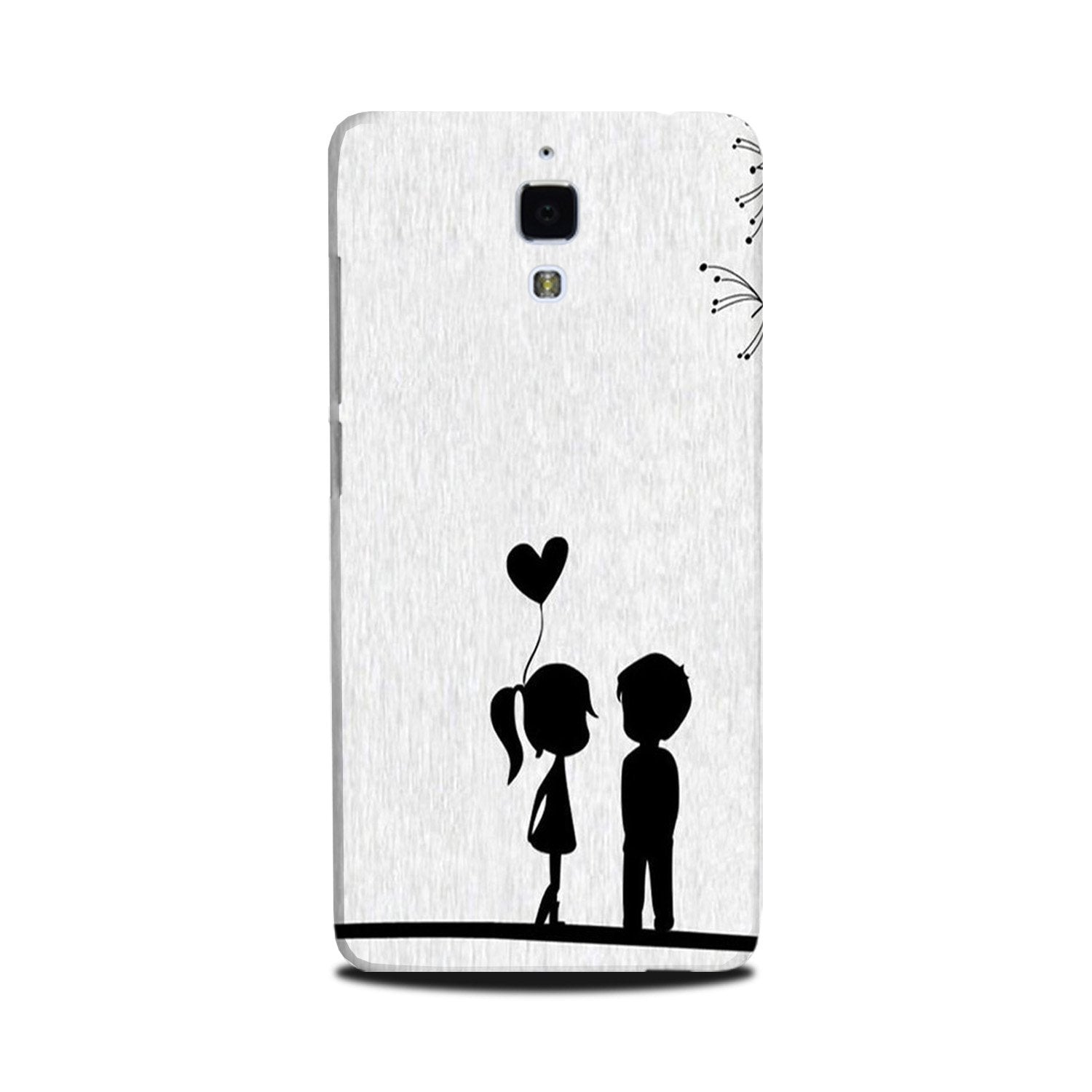 Cute Kid Couple Mobile Back Case for Mi 4 (Design - 283) Cute Kid Couple Case for Mi 4 (Design No. 283)