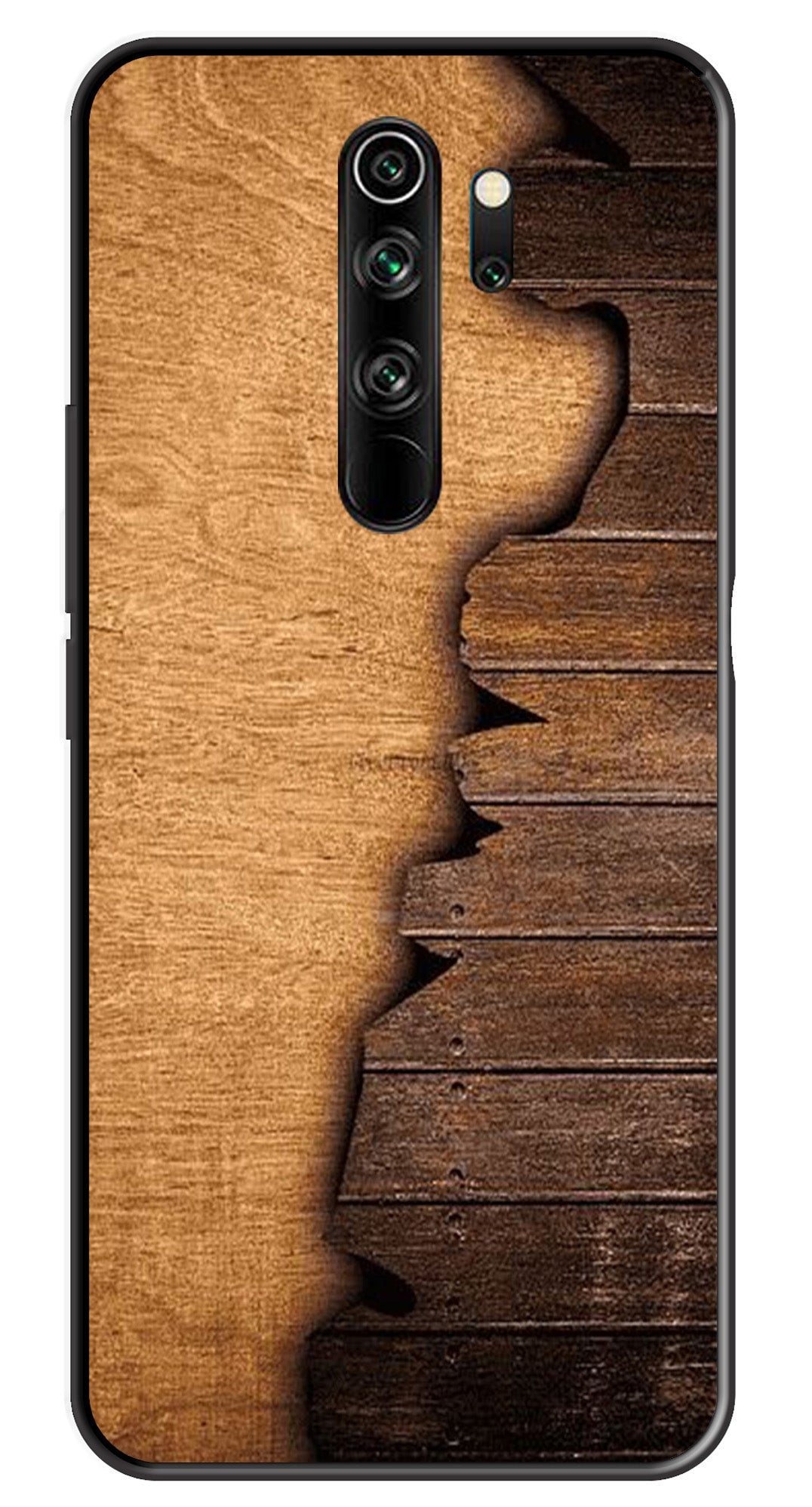 Wooden Design Metal Mobile Case for Redmi Note 8 Pro Wooden Design Metal Mobile Case for Redmi Note 8 Pro (Design No -13)