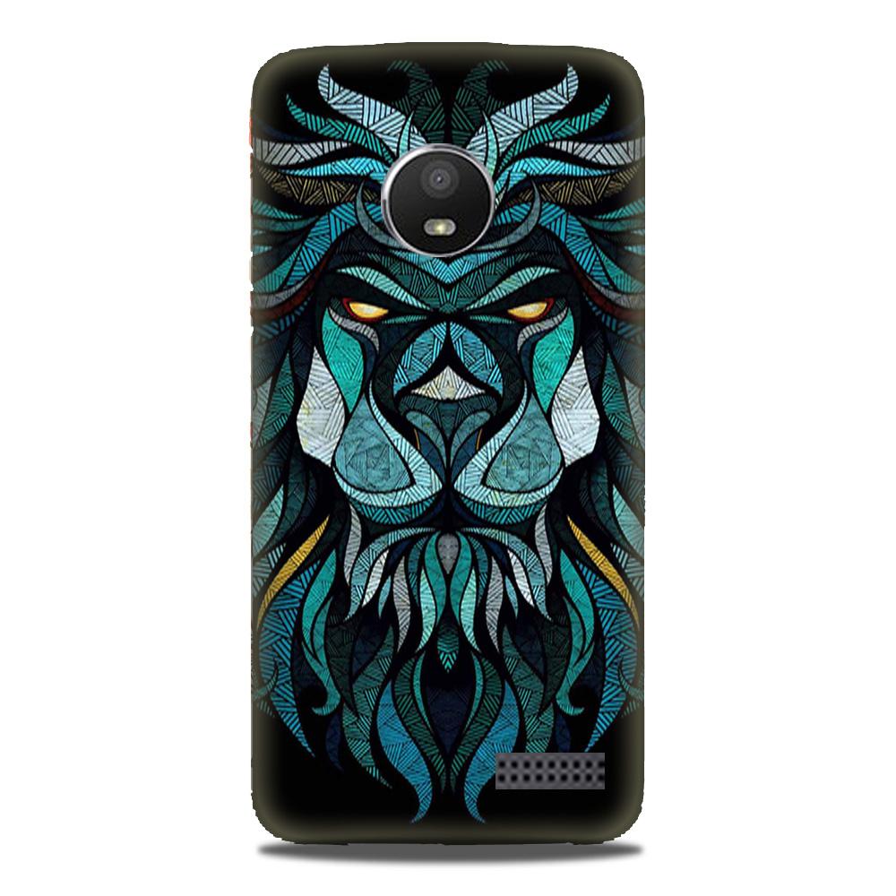 Lion Mobile Back Case for Moto E4 (Design - 314) Lion Mobile Back Case for Moto E4 (Design - 314)