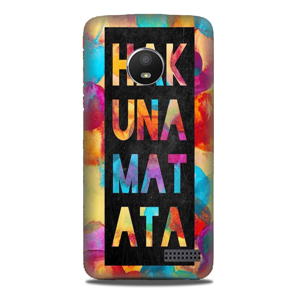 Hakuna Matata Mobile Back Case for Moto E4 Plus (Design - 323) Hakuna Matata Mobile Back Case for Moto E4 Plus (Design - 323)
