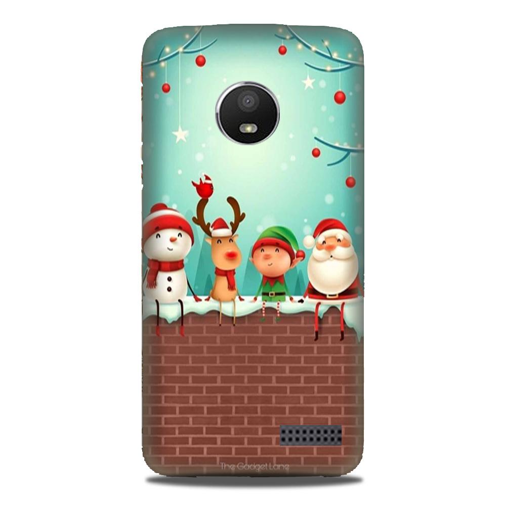 Santa Claus Mobile Back Case for Moto E4 (Design - 334) Santa Claus Mobile Back Case for Moto E4 (Design - 334)
