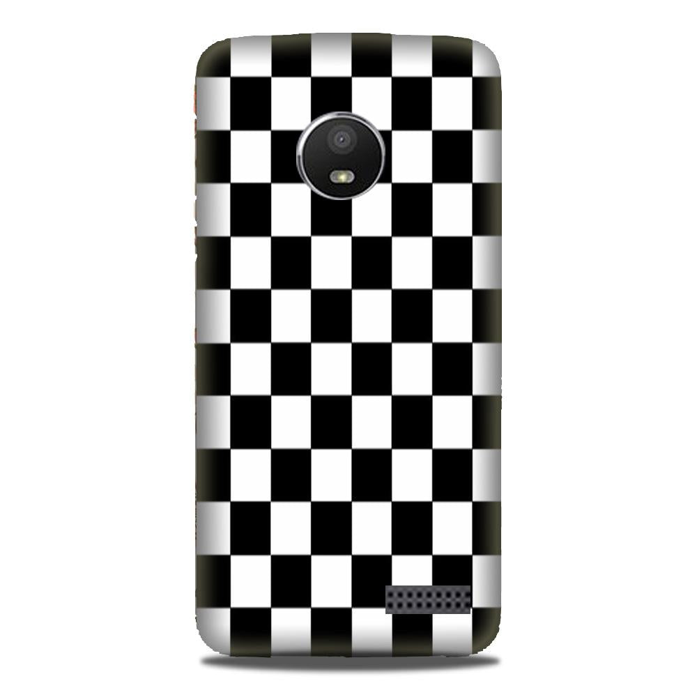 Black White Boxes Mobile Back Case for Moto E4 (Design - 372) Black White Boxes Mobile Back Case for Moto E4 (Design - 372)