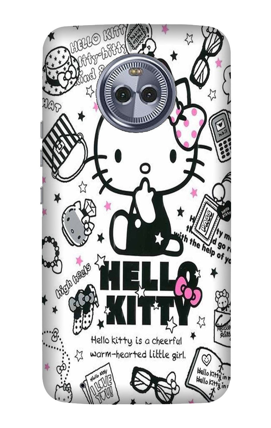 Hello Kitty Mobile Back Case for Moto G6 (Design - 361) Hello Kitty Mobile Back Case for Moto G6 (Design - 361)