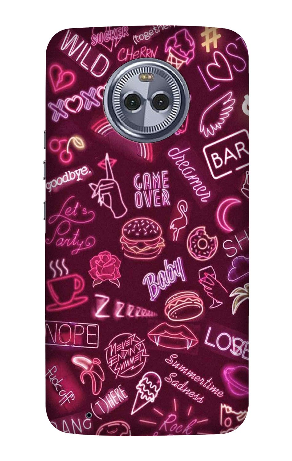 Party Theme Mobile Back Case for Moto G6 Play (Design - 392) Party Theme Mobile Back Case for Moto G6 Play (Design - 392)