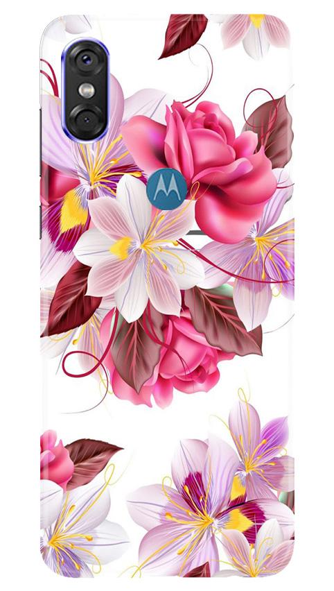 Beautiful flowers Mobile Back Case for Moto P30 Play (Design - 23) Beautiful flowers Case for Moto P30 Play