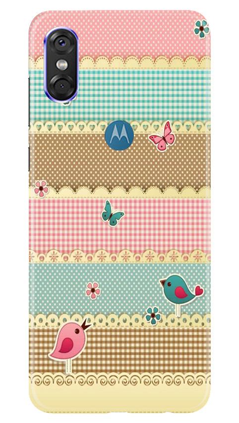 Gift paper Mobile Back Case for Moto One (Design - 38) Gift paper Case for Moto One